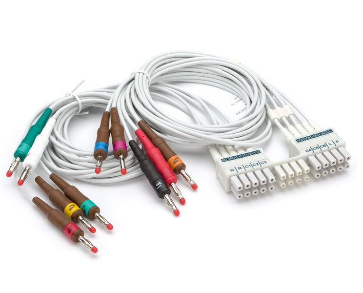 Schiller Resting ECG Patient Cable w/ Banana Plugs | Shop Now Schiller Resting ECG Patient Cable w/ Banana Plugs | Shop Now