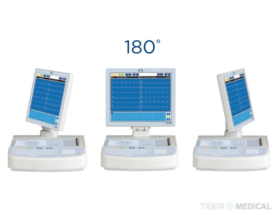ELI 380 Resting Electrocardiograph ECG w/ ERGO Swivel Monitor