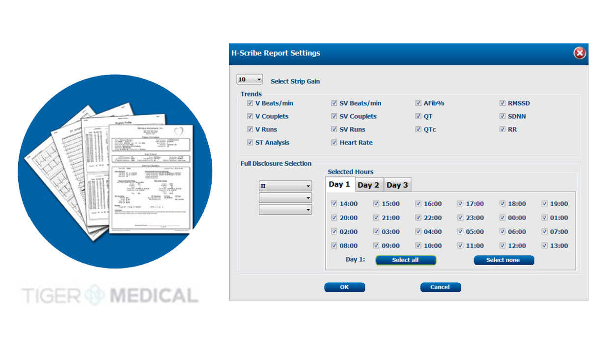 Hscribe Holter Analysis System, Version 6, with Adult & Pediatric Arrhythmia Analysis