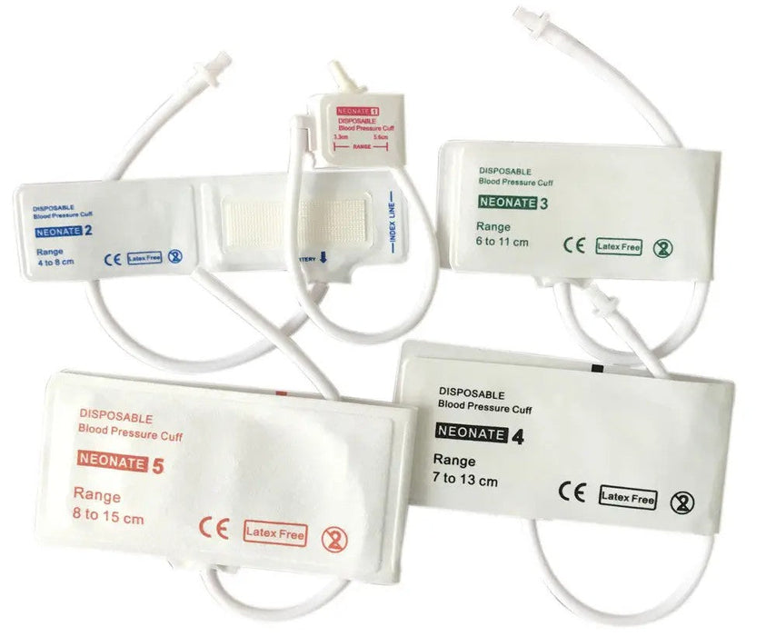 Neonate Disposable BP Cuffs for Connex Spot Monitor 01 Neonate