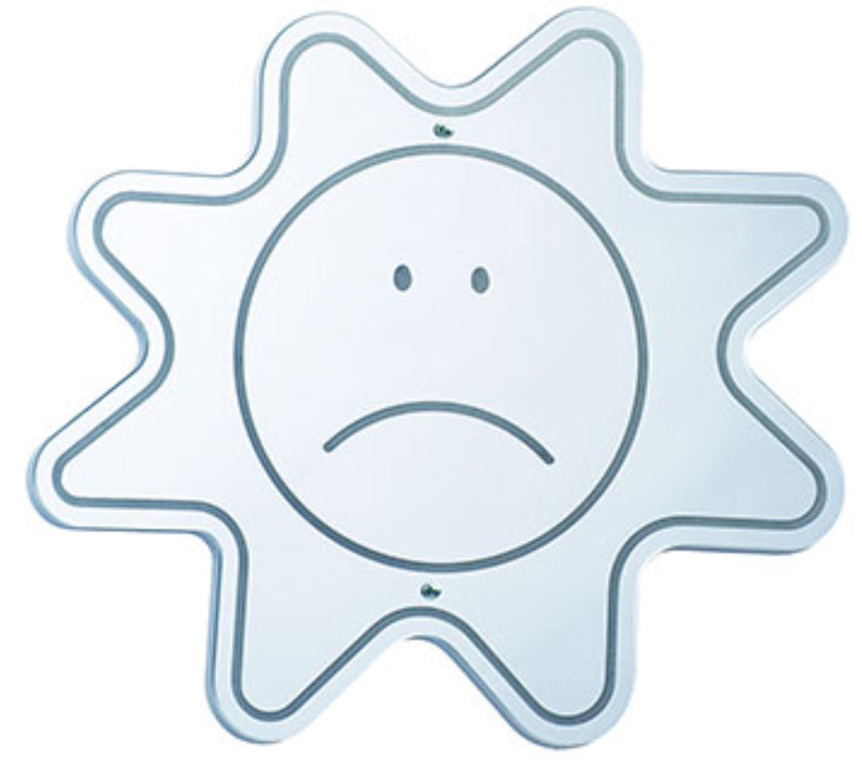 Pediatric Mood Mirror. Sad Face for Physical Therapy