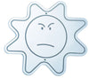 Pediatric Mood Mirror. Angry Face for Physical Therapy