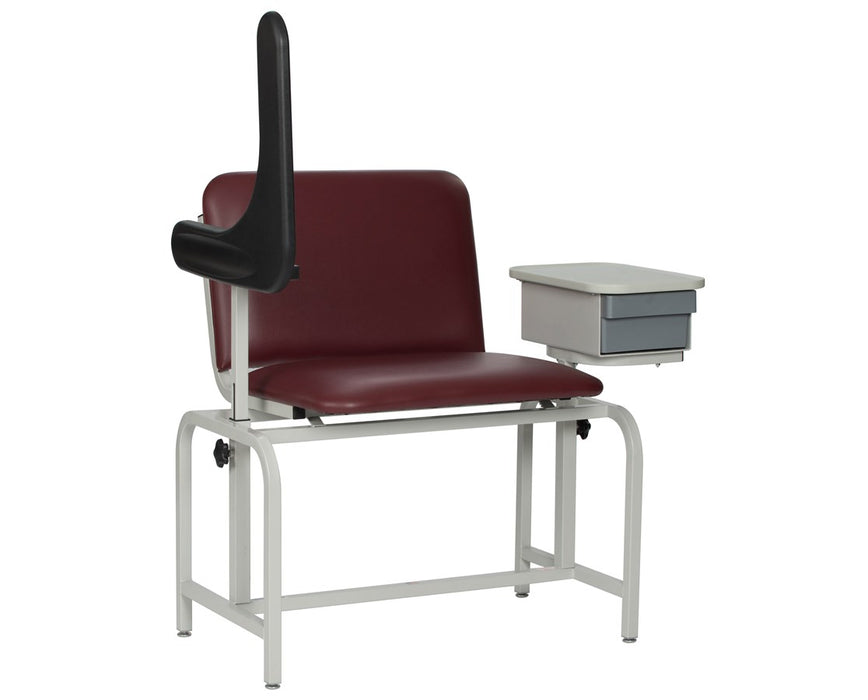 Extra Large Padded Blood Drawing Chair with Storage Drawer