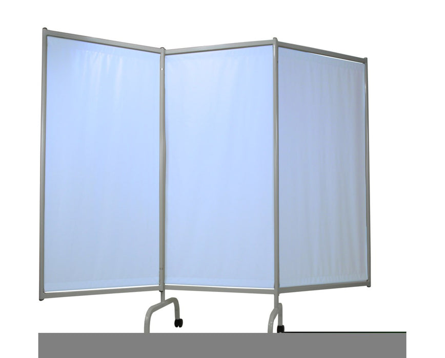 Designer 3 Panel Steel Frame Privacy Screen