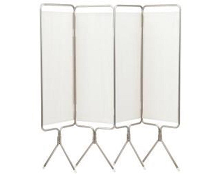 4 Panel Privess Modular Privacy Screen Standar White Vinyl