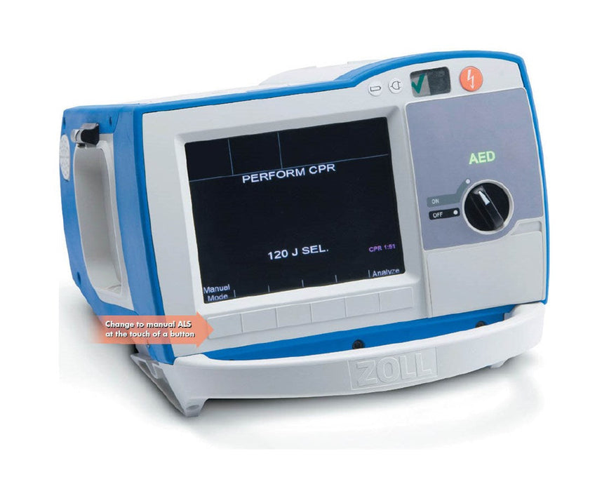 R-Series BLS Plus AED Defibrillator w/ One-Step Pacing Electrodes
