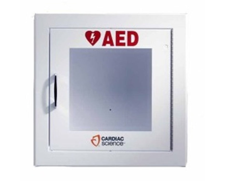 White Wall Cabinet for Powerheart AEDs