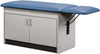 Space Saver Cabinet Exam Table. Flat Top w/ Pull-out Leg Rest